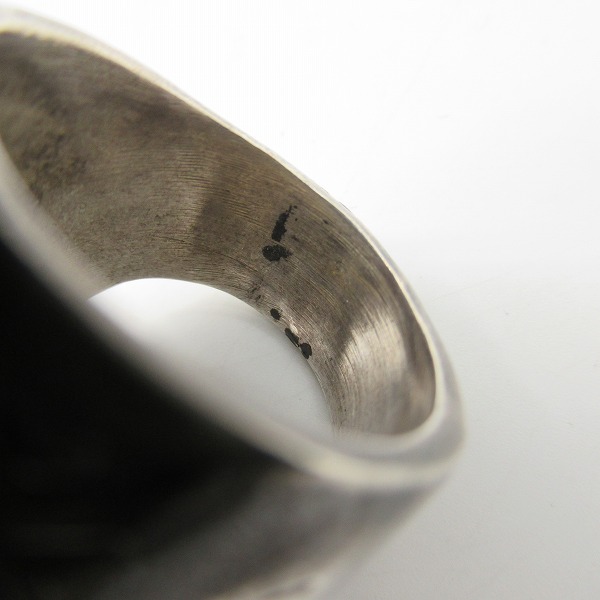 実際に弊社で買取させて頂いた【証明書】GABORATORY/ガボラトリー/ガボール ラージスカルリング w/ジョー 2マルティスクロススタンプ 17-19号 の画像 7枚目