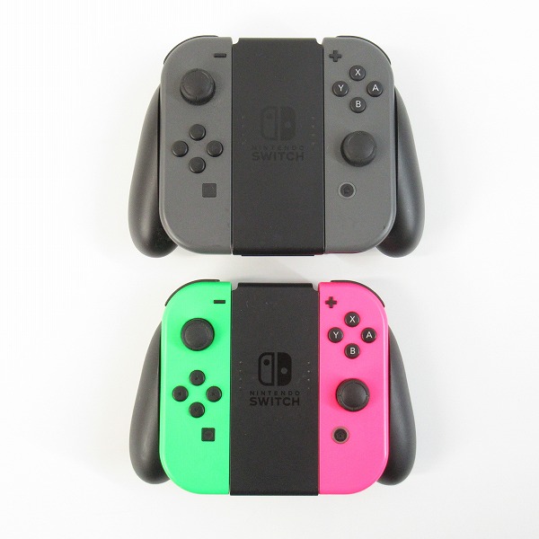 実際に弊社で買取させて頂いた任天堂 Nintendo Switch/ニンテンドースイッチ Joy-Con/ジョイコン グリップ付き 2点セット【動作未確認】