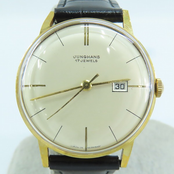 実際に弊社で買取させて頂いたJUNGHANS/ユンハンス 17石 手巻き 腕時計