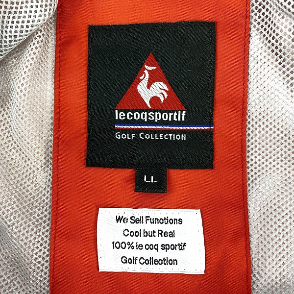 実際に弊社で買取させて頂いたle coq sportif/ルコックスポルティフ GOLF COLLECTION/レインウェアセットアップ/LLの画像 2枚目