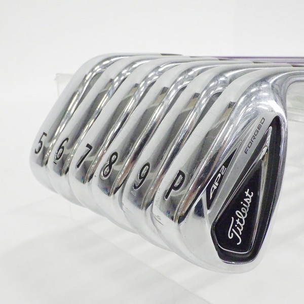 実際に弊社で買取させて頂いた【難有り】Titleist/タイトリスト AP2 FORGED 716 フォージド アイアン #5～9,Pw 6本セット Dynamic Gold 他 FLEX:S200