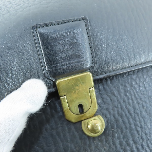 実際に弊社で買取させて頂いたBurberrys/バーバリーズ レザー ワンハンドル ハンドバッグ ビジネスバッグ ブリーフの画像 5枚目