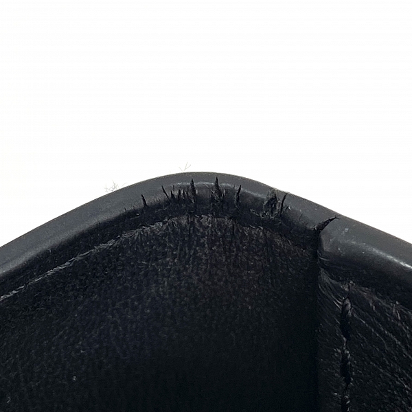 実際に弊社で買取させて頂いたBURBERRY/バーバリー CAVENDISH 二つ折り 長財布 ブラックの画像 7枚目