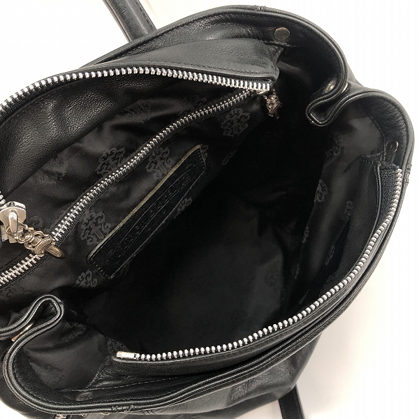 実際に弊社で買取させて頂いたCHROME HEARTS/クロムハーツ REAPER BAG/リーパーバッグ バックパックの画像 4枚目