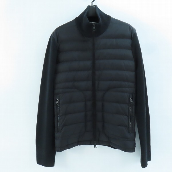 実際に弊社で買取させて頂いた【JPタグ】MONCLER/モンクレール CARDIGAN TRICOT ニット 切替ナイロン ダウンジャケット J20919B50700/M