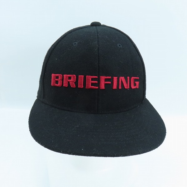 実際に弊社で買取させて頂いたBRIEFING GOLF/ブリーフィング ゴルフ ウール メルトン キャップ BRG213M91の画像 1枚目