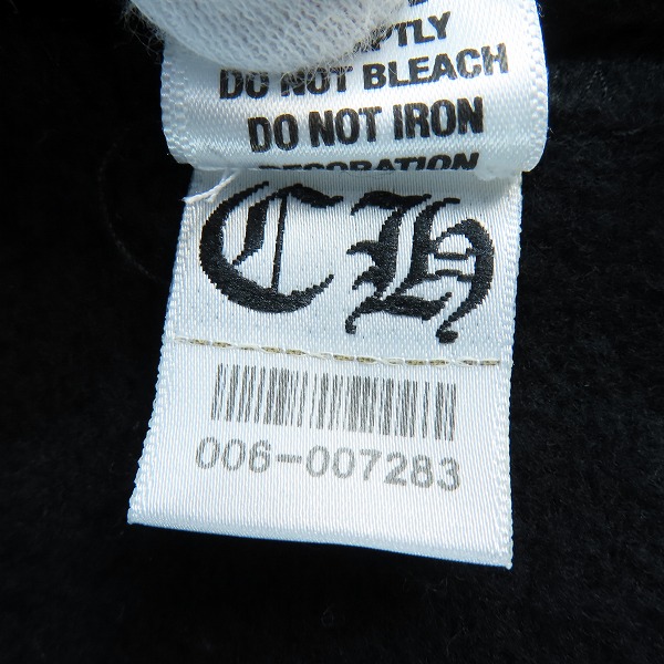 実際に弊社で買取させて頂いた【JPタグ】CHROME HEARTS/クロムハーツ クロスプリント ジップアップパーカー 2212-304-4032/L　の画像 4枚目