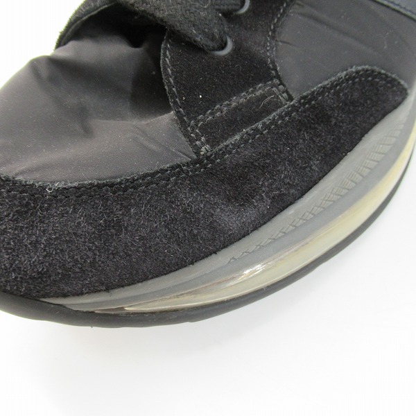 実際に弊社で買取させて頂いたPRADA SPORT/プラダスポーツ レザー ナイロン スニーカー/シューズ ブラック 4E 3156/10の画像 8枚目
