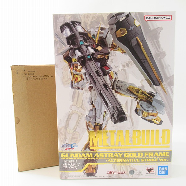 実際に弊社で買取させて頂いたバンダイスピリッツ METAL BUILD ガンダムアストレイゴールドフレーム オルタナティブストライクVer./SEED ASTRAY/プレバン