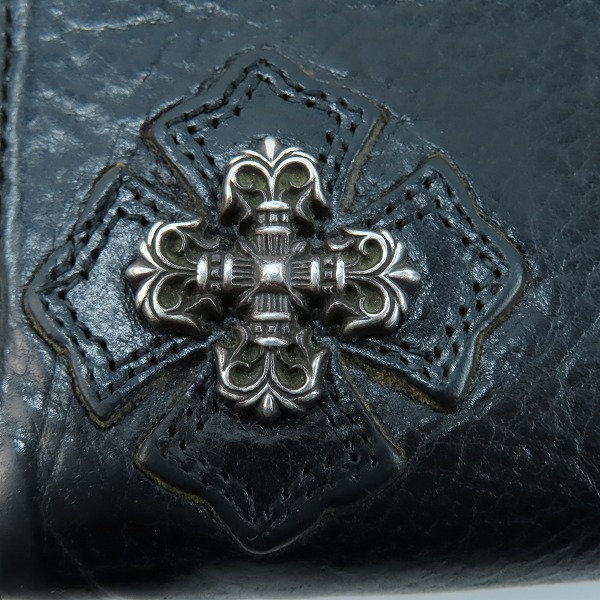 実際に弊社で買取させて頂いたCHROME HEARTS/クロムハーツ REC-Ｆ ZIP フィリグリープラス/レザー ロングウォレット/長財布の画像 5枚目