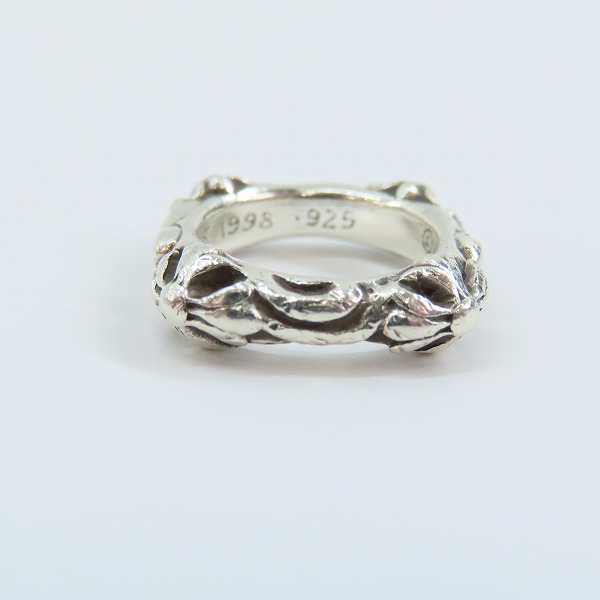 実際に弊社で買取させて頂いたCHROME HEARTS/クロムハーツ SBT BAND/SBTバンドリング 1.5号の画像 2枚目