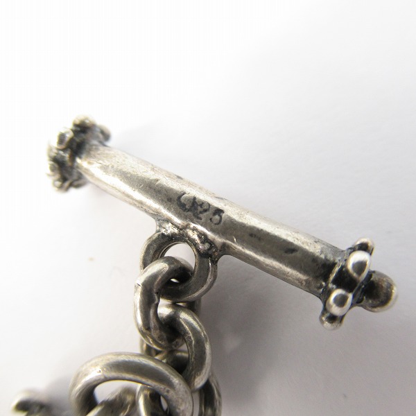 実際に弊社で買取させて頂いたROYAL ORDER/ロイヤルオーダー ブルドッグリンクチェーン Tバー ブレスレットの画像 6枚目