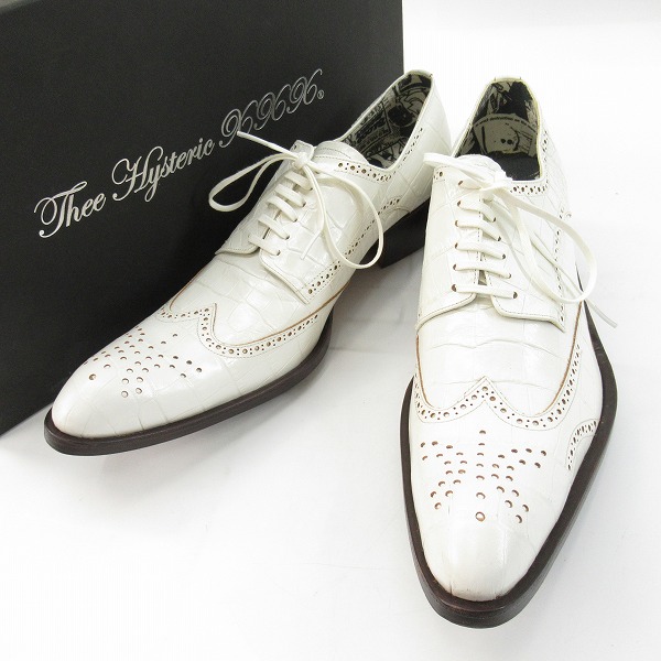 実際に弊社で買取させて頂いたHIROMU TAKAHARA/ヒロムタカハラ 型押し/シューズ 50Q-0062/41