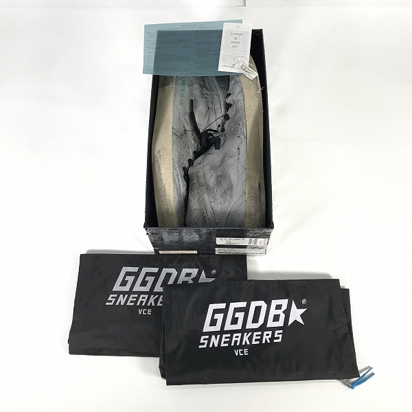 実際に弊社で買取させて頂いたGOLDEN GOOSE DELUXE BRAND/ゴールデングースデラックスブランド SILVER スニーカー 44の画像 8枚目