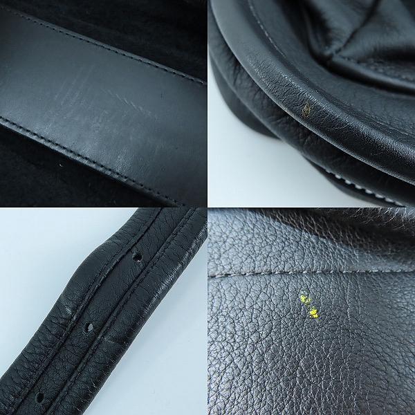 実際に弊社で買取させて頂いた【インボイス付き】CHROME HEARTS/クロムハーツ レザー ソフトショルダーバッグの画像 7枚目