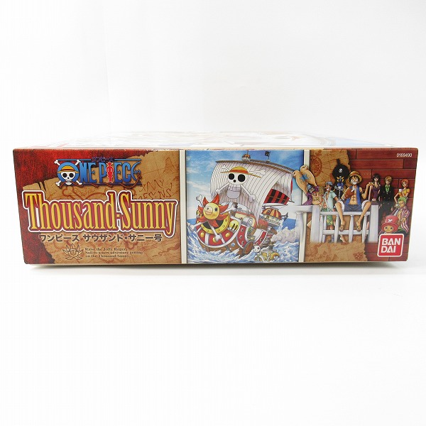 実際に弊社で買取させて頂いた【未組立】BANDAI/バンダイ ONE PIECE/ワンピース サウザンド・サニー号 プラモデルの画像 5枚目