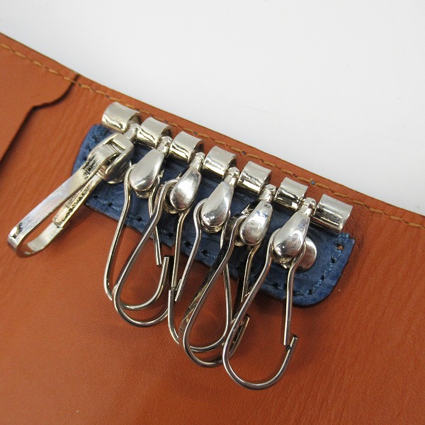 実際に弊社で買取させて頂いたFelisi/フェリージ クロコ型押し レザー 6連 キーケースの画像 5枚目