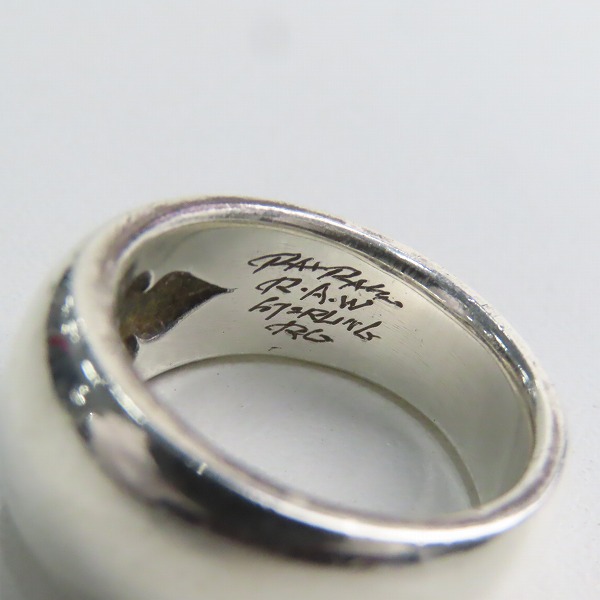 実際に弊社で買取させて頂いたRAT RACE/ラットレース Domed Ring -Narrow- /LOVE/リング 17-18号の画像 7枚目