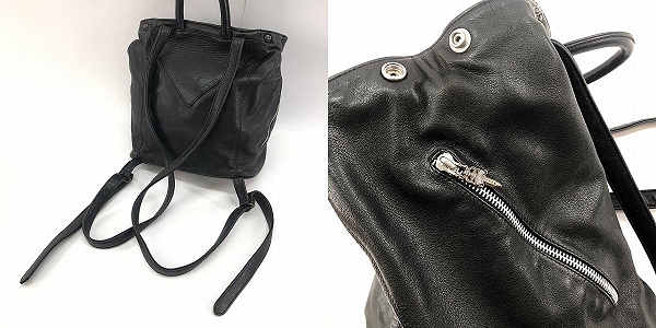 実際に弊社で買取させて頂いたCHROME HEARTS/クロムハーツ REAPER BAG/リーパーバッグ バックパックの画像 3枚目