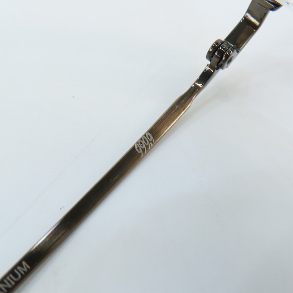 実際に弊社で買取させて頂いた999.9/フォーナインズ リムレス/スクエア型 度入り 眼鏡/メガネフレーム/アイウェア TW-10Tの画像 4枚目