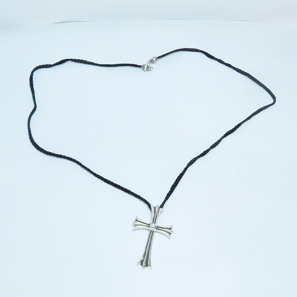 実際に弊社で買取させて頂いた【ギャラ付き】CHROME HEARTS/クロムハーツ CH CROSS LRG/ラージCHクロス ペンダント w/ボロチップ の画像 4枚目