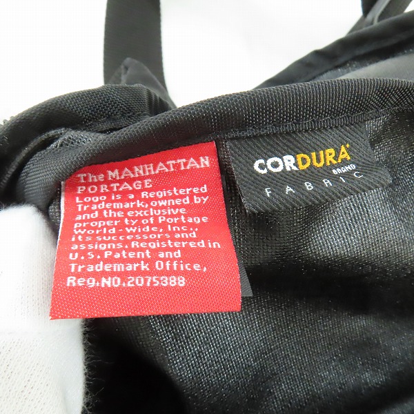 実際に弊社で買取させて頂いたManhattan Portage/マンハッタンポーテージ ボディバッグ/ウエストバッグ ブラックの画像 5枚目