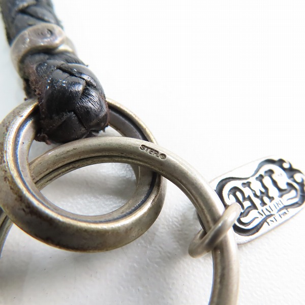 実際に弊社で買取させて頂いたBill Wall Leather/BWL/ビルウォールレザー レザー キーホルダー ｗ/ロゴプレートの画像 8枚目