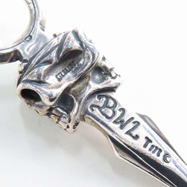 実際に弊社で買取させて頂いたBill Wall Leather/BWL/ビルウォールレザー MALIBU/マリブ ダブルスカルダガー ペンダントの画像 6枚目