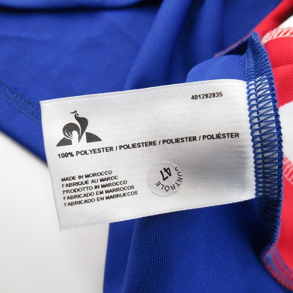 実際に弊社で買取させて頂いたLe coq sportif/ルコック ラグビー フランス代表 21/22 ホーム ユニフォーム ジャージ XLの画像 3枚目