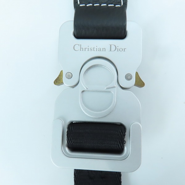 実際に弊社で買取させて頂いたDior×KAWS/ディオール×カウズ サドルショルダーバッグ ブラック の画像 8枚目