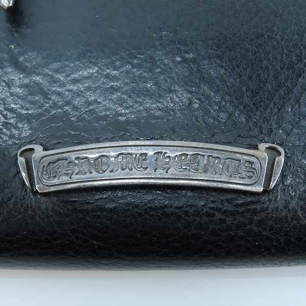 実際に弊社で買取させて頂いたCHROME HEARTS/クロムハーツ SQ BUTTON BILL スクエアボタン ビルウォレットの画像 7枚目
