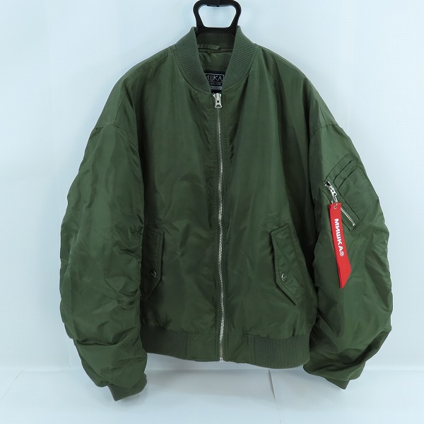 実際に弊社で買取させて頂いたMISHKA/ミシカ MA-1 ジャケット/L