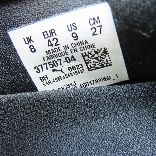 実際に弊社で買取させて頂いた【未使用】PUMA/プーマ Velocity Nitto 2 GTX  ランニングシューズ 377507-04/27の画像 5枚目
