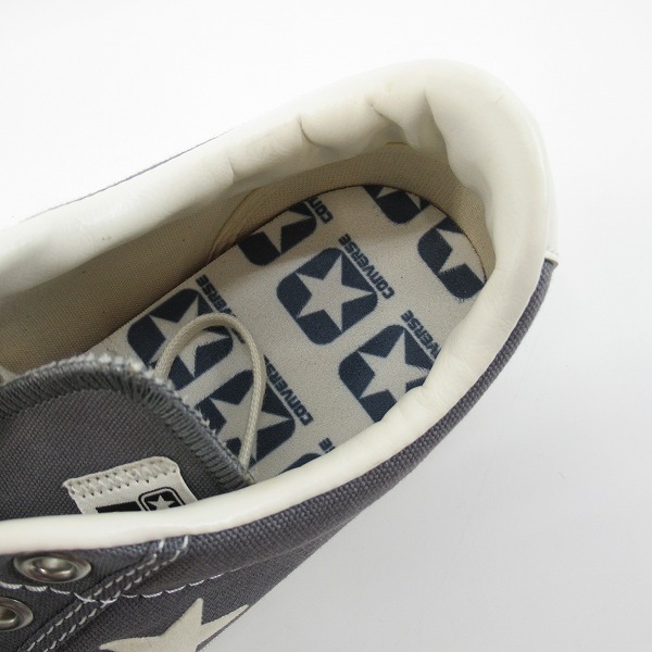実際に弊社で買取させて頂いたCONVERSE/コンバース CANVAS/キャンバス CHEVRONSTAR/シェブロンスター スニーカー 1CK976/27.5の画像 4枚目