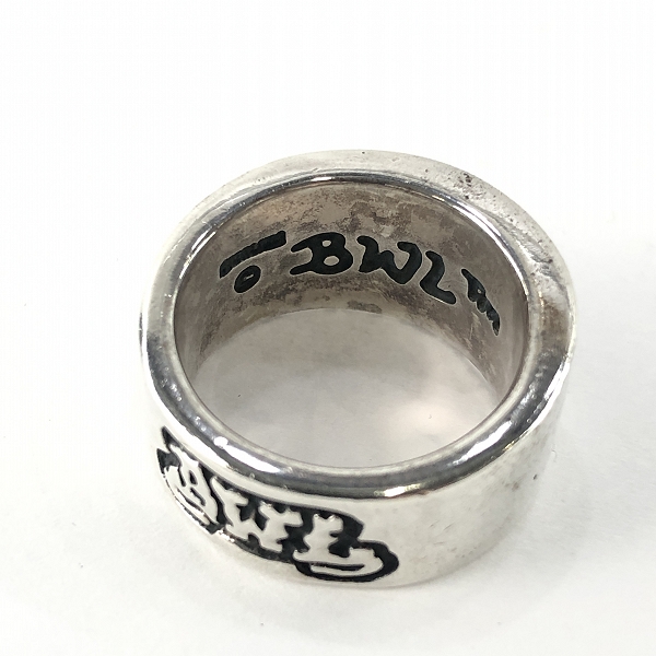 実際に弊社で買取させて頂いたBill Wall Leather/BWL/ビルウォールレザーBWL ロゴ リング/18-19号の画像 6枚目