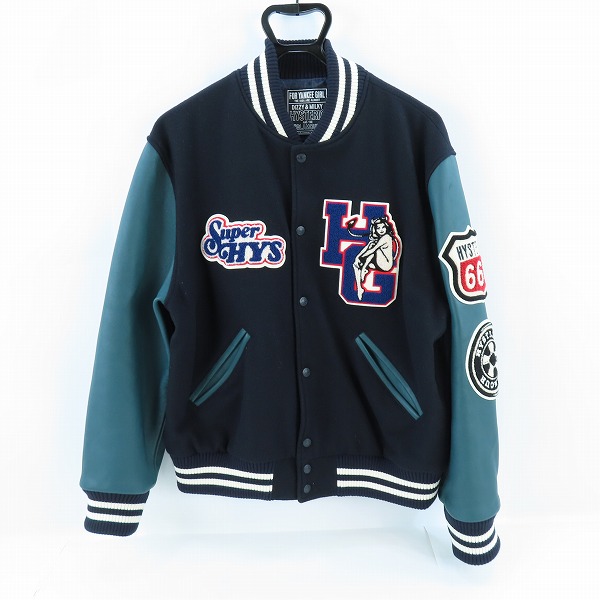 実際に弊社で買取させて頂いたHYSTERIC GLAMOUR/ヒステリックグラマー 23AW MOTOR CITY FEVER モーターシティフィーバー スタジャン 02233AB05 XL