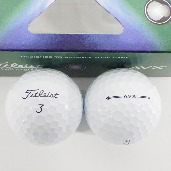 実際に弊社で買取させて頂いた【未使用/オウンネーム含】Titleist/タイトリスト PRO V1 392,AVX,VG3,HVC ゴルフボール ホワイト 計1ダースの画像 2枚目