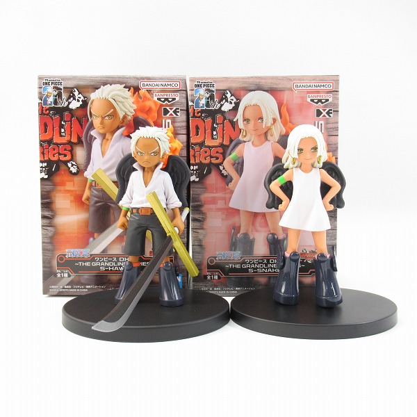 実際に弊社で買取させて頂いたバンダイスピリッツ ONE PIECE/ワンピース DXF THE GRANDLINE SERIES S-HAWK/S-SNAKE フィギュア 2点セット