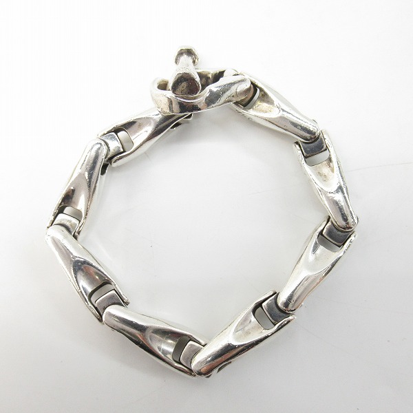 実際に弊社で買取させて頂いた【ギャラ付き】Bill Wall Leather/BWL/ビルウォールレザー スムース Uジョイント ブレスレットの画像 2枚目