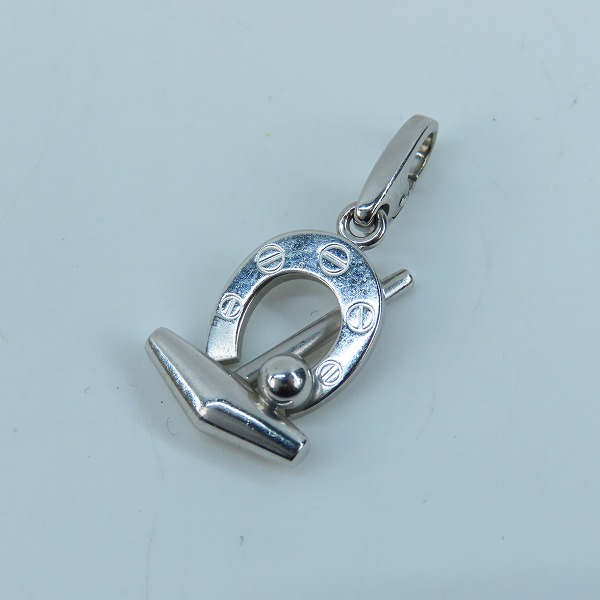 実際に弊社で買取させて頂いたCartier/カルティエ ボール/マレット/ホースシュー AU750/K18WG チャーム/ペンダントトップ
