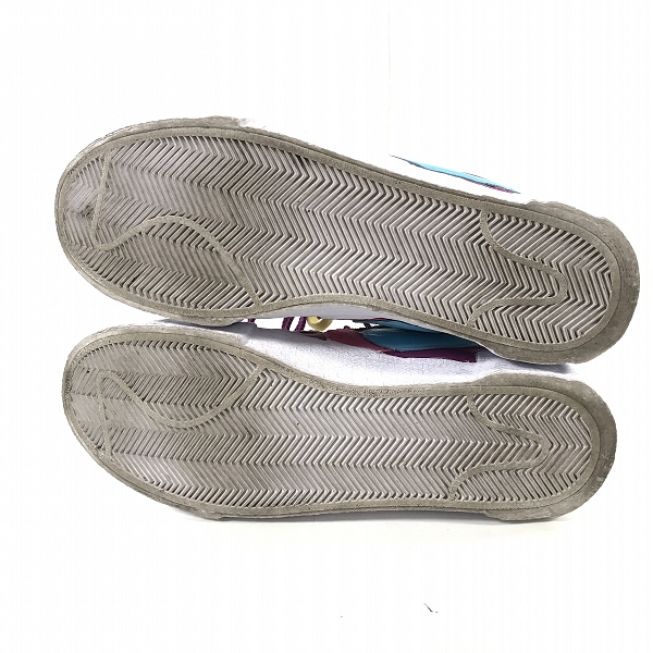 実際に弊社で買取させて頂いたNIKE×KAWS×SACAI/ナイキ×カウズ×サカイ BLAZER LOW/ブレーザーロー パープルダスク DM7901-500/27.5の画像 2枚目