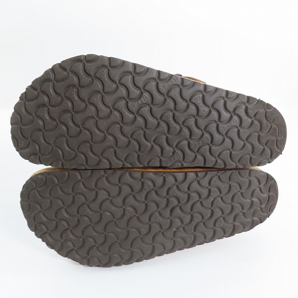 実際に弊社で買取させて頂いたBIRKEN STOCK/ビルケンシュトック 本革 レザー ブラウン系 43の画像 2枚目