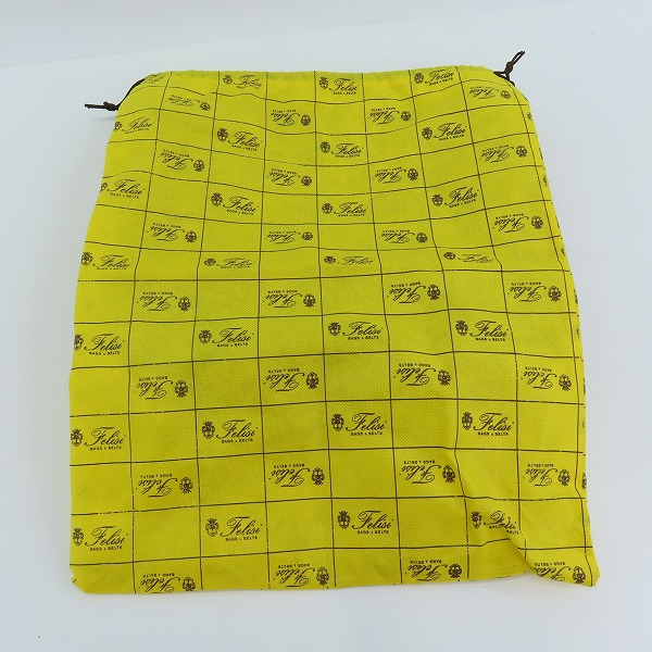 実際に弊社で買取させて頂いたFelisi/フェリージ レザー クラッチバッグ 1301の画像 7枚目