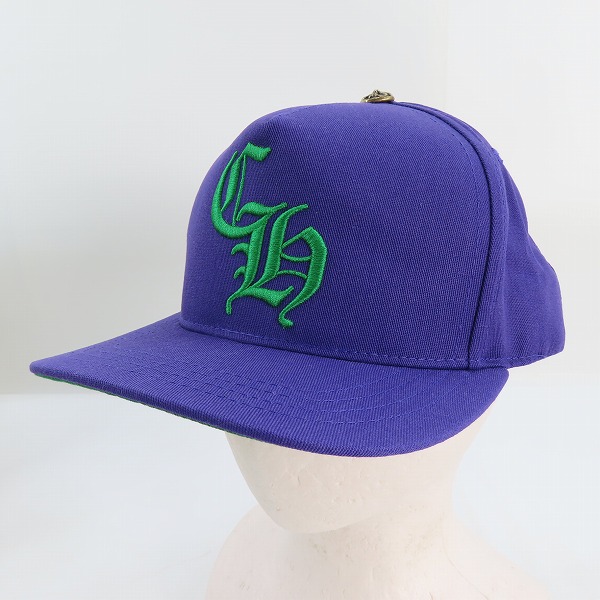 実際に弊社で買取させて頂いたCHROME HEARTS/クロムハーツ CH BASEBALL TRUCKER CAP CHロゴ刺繍 ベースボールキャップ/OS