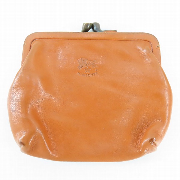 実際に弊社で買取させて頂いたIL BISONTE/イルビゾンテ レザー ガマ口財布/コインパース