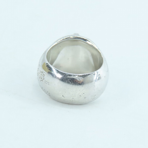 実際に弊社で買取させて頂いたSTARLINGEAR/スターリンギア ギアフェイスリング パヴェストーン フレイミングテクスチャー/14-15号の画像 3枚目