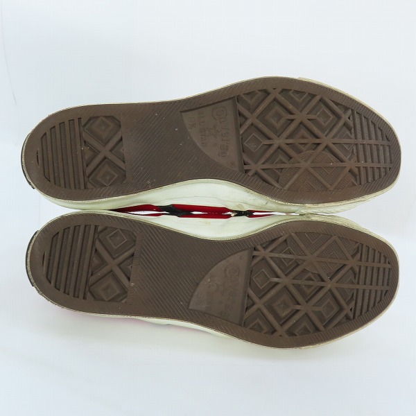 実際に弊社で買取させて頂いたCONVERSE/コンバース JACK STAR RETRO /ジャックスター レトロ レッド/ブラック/9.5の画像 2枚目