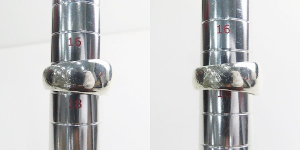 実際に弊社で買取させて頂いたRAT RACE/ラットレース Domed Ring -Narrow- /LOVE/リング 17-18号の画像 8枚目