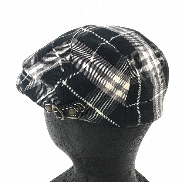 実際に弊社で買取させて頂いたBURBERRY BLUE LABEL/バーバリーブルーレーベル キャスケット ZL467-507-09/57の画像 2枚目