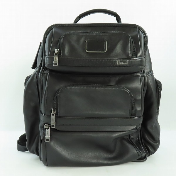 実際に弊社で買取させて頂いたTUMI/トゥミ ALPHA 3/アルファ3 ブリーフ パック/リュック レザー ブラック 117343-1041/9603580DL3